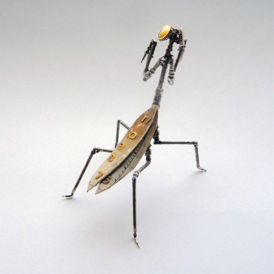 Jeweler Creates Mechanical Creepy Crawlers from Watch Parts and Light Bulbs | Oddity Central - Collecting Oddities